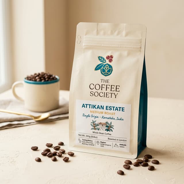 The Coffee society Handcrafted Attikan Estate Coffee