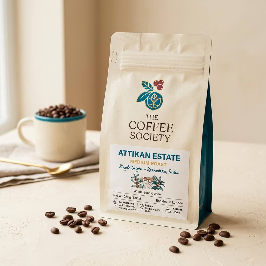 The Coffee society Handcrafted Attikan Estate Coffee